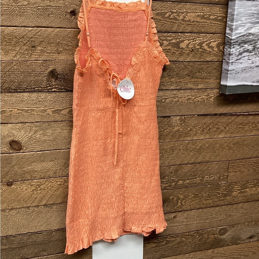 Mable “Paislee” Smocked Mini Dress – Size M - Picture 6 of 10